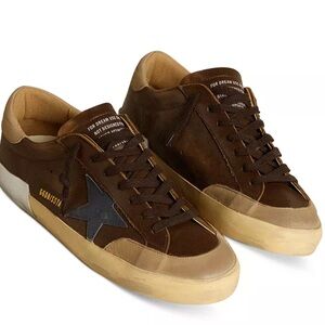 Golden Goose Men’s Super Star Leather Sneakers
